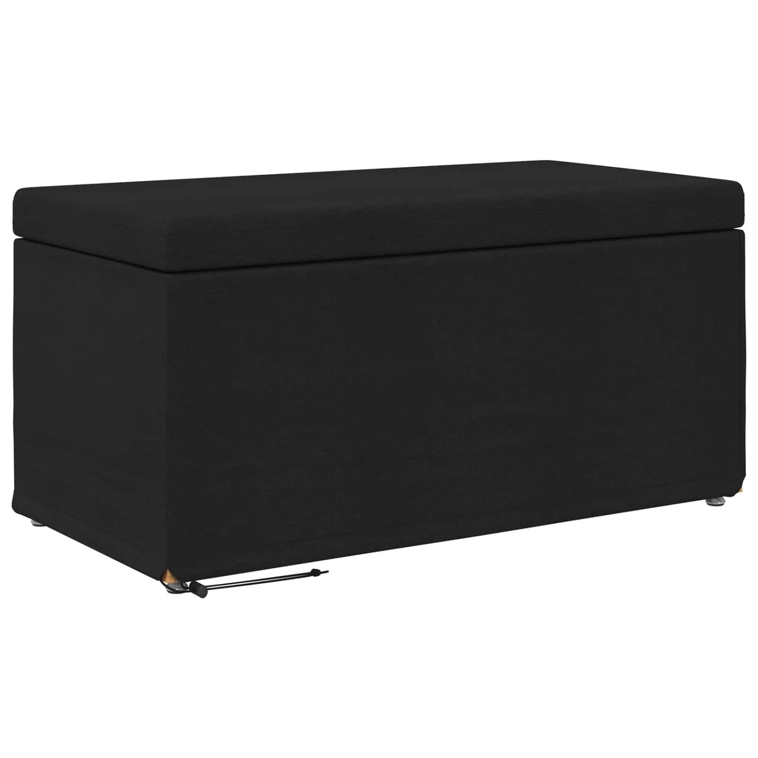 vidaXL Hocker Schwarz 81 x 41 x 40 cm Stoff und Pressholz 876775