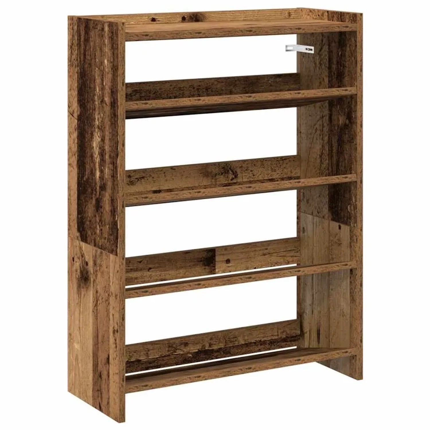 vidaXL Schuhregal Altholz-Optik 60x25x81 cm Holzwerkstoff 859885