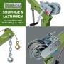 TRUTZHOLM Pickup Kran mit Seilwinde und Lasthaken aus Stahl, 900 kg Tragkraft, 360 Grad drehbar.