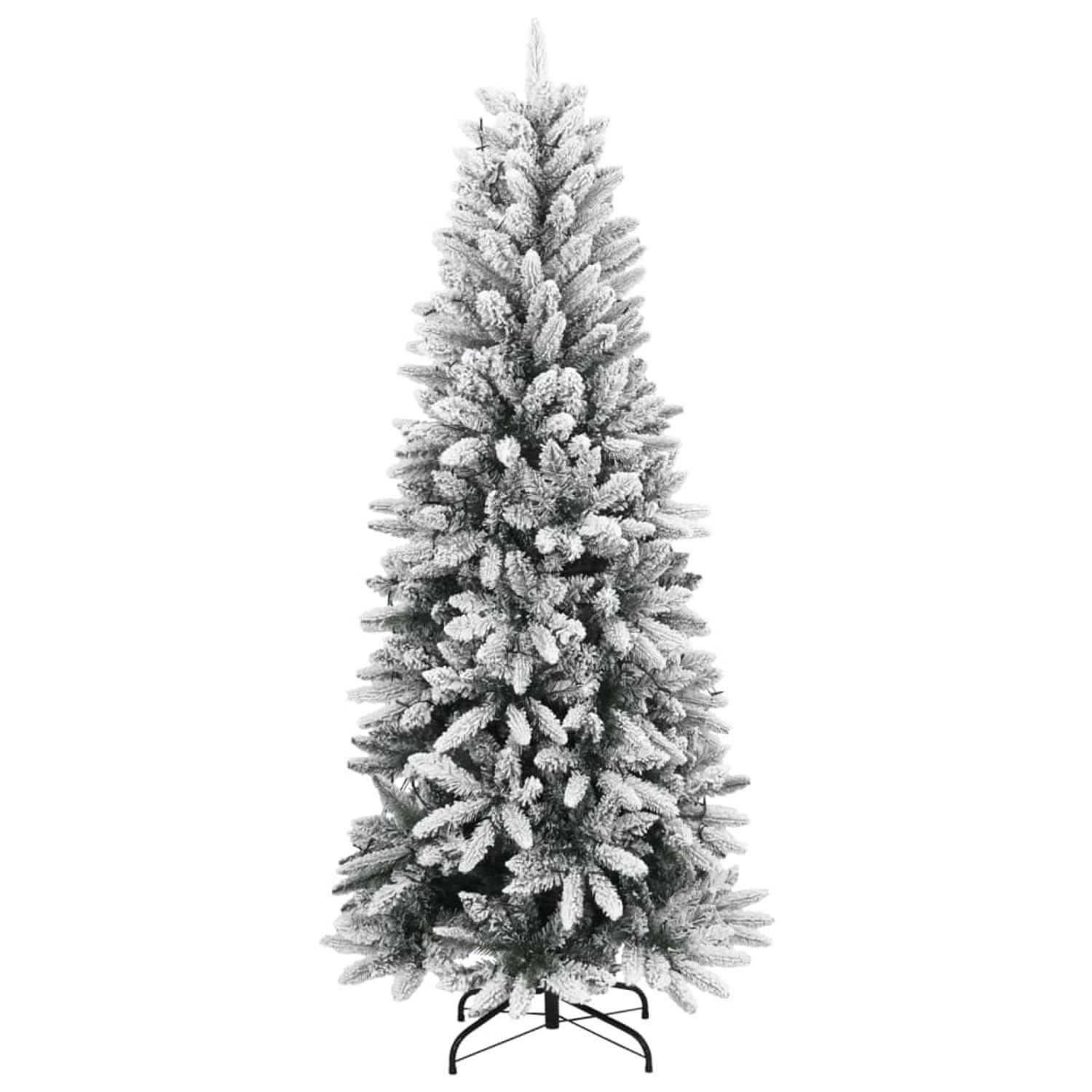 vidaXL Künstlicher Weihnachtsbaum mit Schnee 150 LEDs 120 cm 3315763
