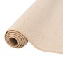 Gerollter, beiger Snapstyle Hochflor Teppich Cottage, 80x320cm.