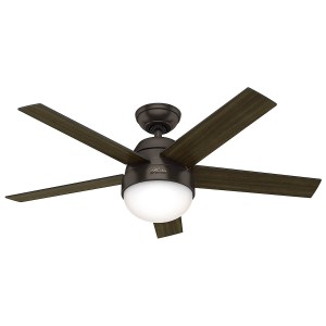 HUNTER Deckenventilator Stile Bronze, 117cm, mit Leuchte und Fernbedienung.