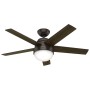 HUNTER Deckenventilator Stile Bronze, 117cm, mit Leuchte und Fernbedienung.