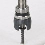 Wolfcraft Schraubvorsatz für Innenausbau mit Tiefenstopp im Einsatz.