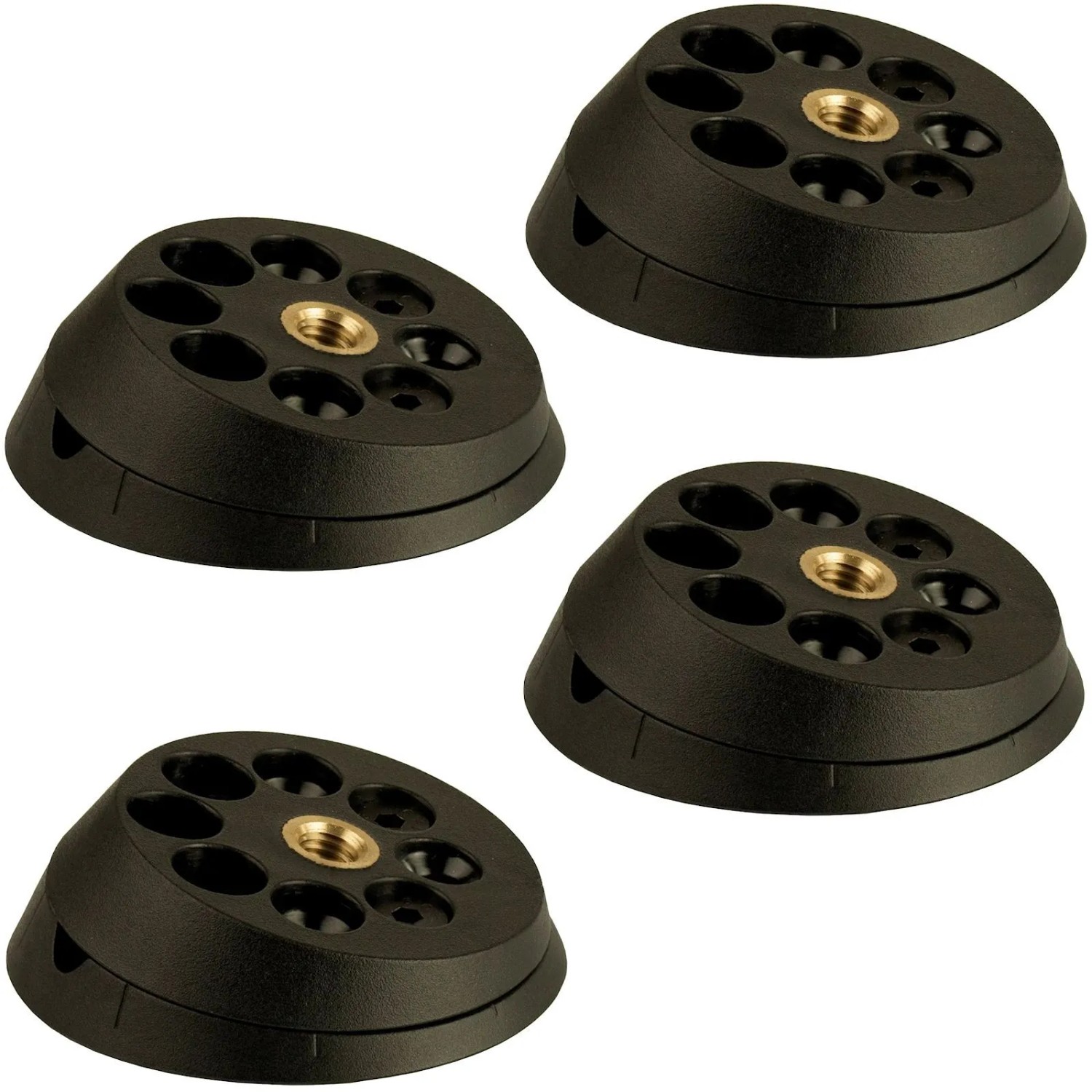 SOTECH 4 Stück Tischbeinbeschlag TWIST'N TURN Einstellbare Neigung in Fünf Stufen 0 Grad bis 15 Grad