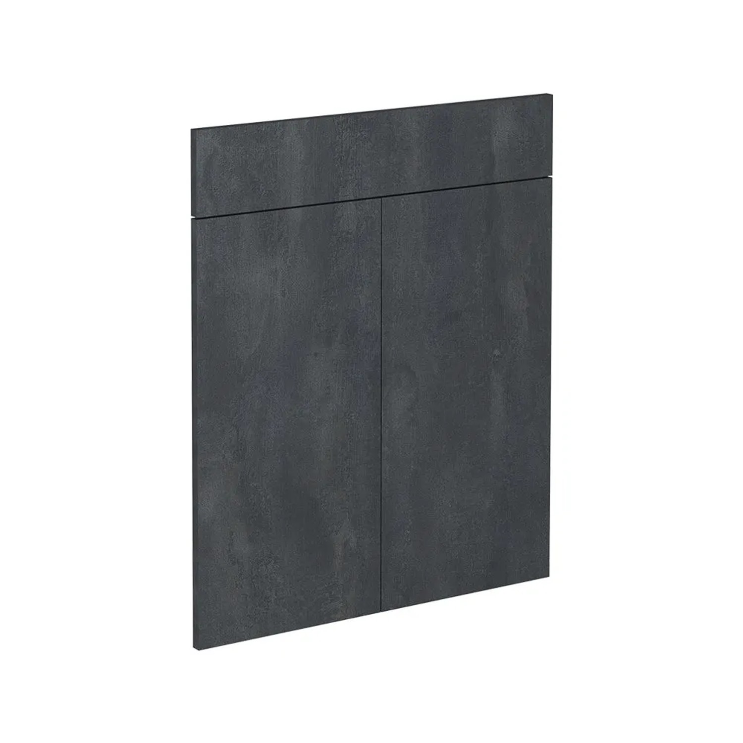 Vicco Küchenfront R-Line Schwarz Beton 60 x 71 Möbelfront für den SchuBunterschrank Art Nr 42813