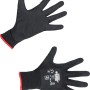 LUX Arbeitshandschuhe Green Glove Gr. 10, aus recyceltem PET, mit rotem Bund.