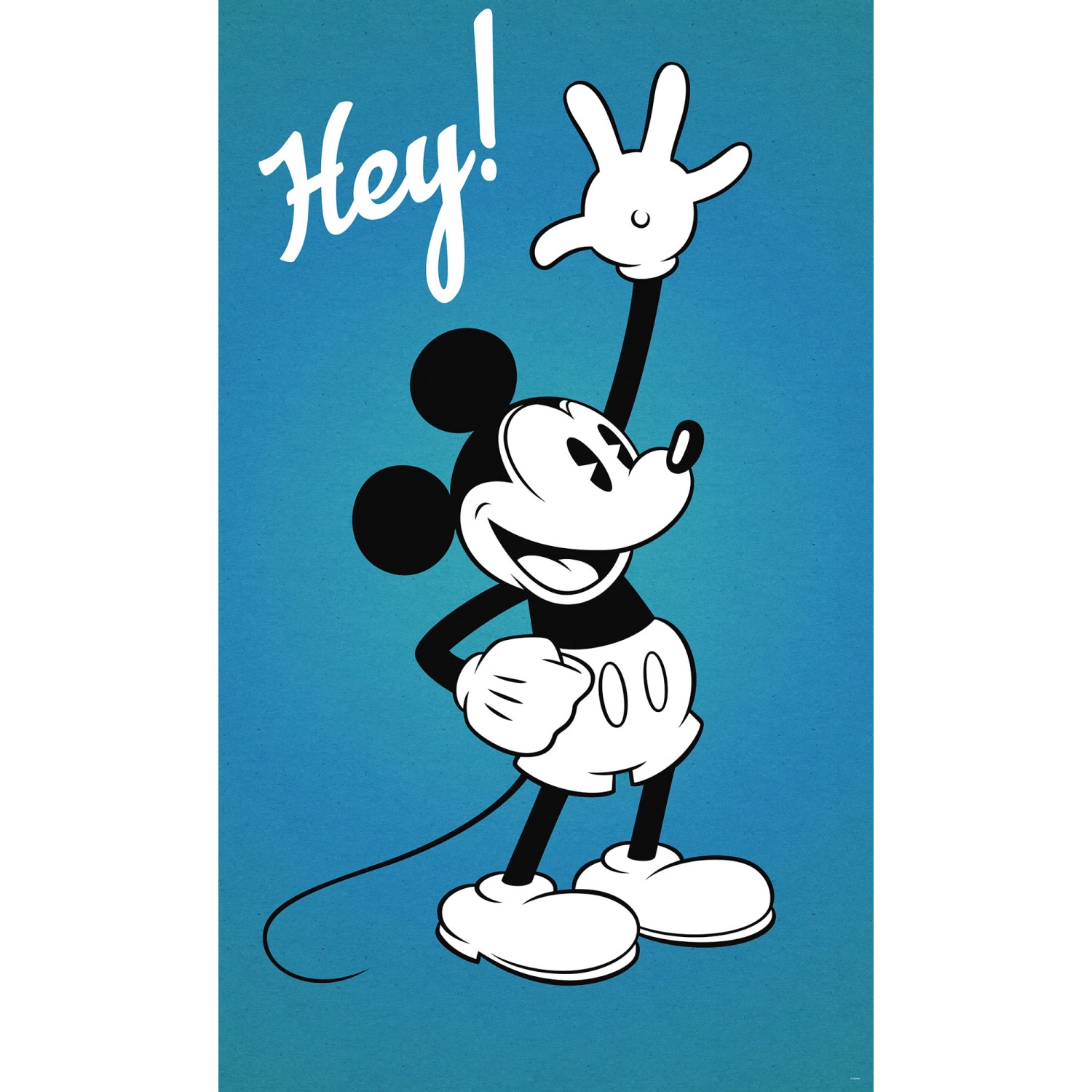 Komar Fototapete Mickey Hey B/L: ca. 120x200 cm günstig online kaufen