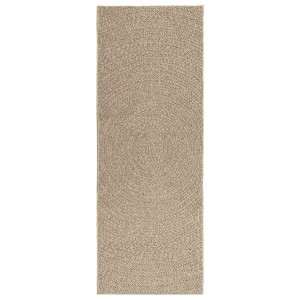 vidaXL Teppich ZIZUR Beige 80x200 cm Jute-Optik Indoor und Outdoor 4010403