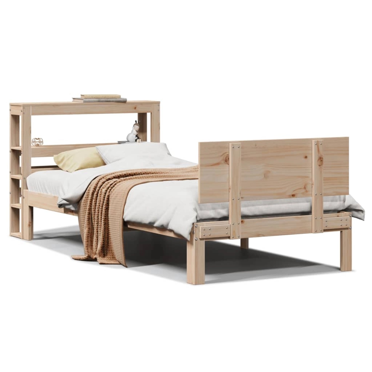 vidaXL Bettgestell mit Kopfteil ohne Matratze 90x190 cm 3306072 günstig online kaufen
