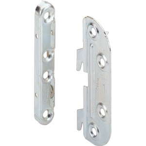 Hettich Bettbeschlag Set zur Verbindung von Bettseiten und Kopfteilen.