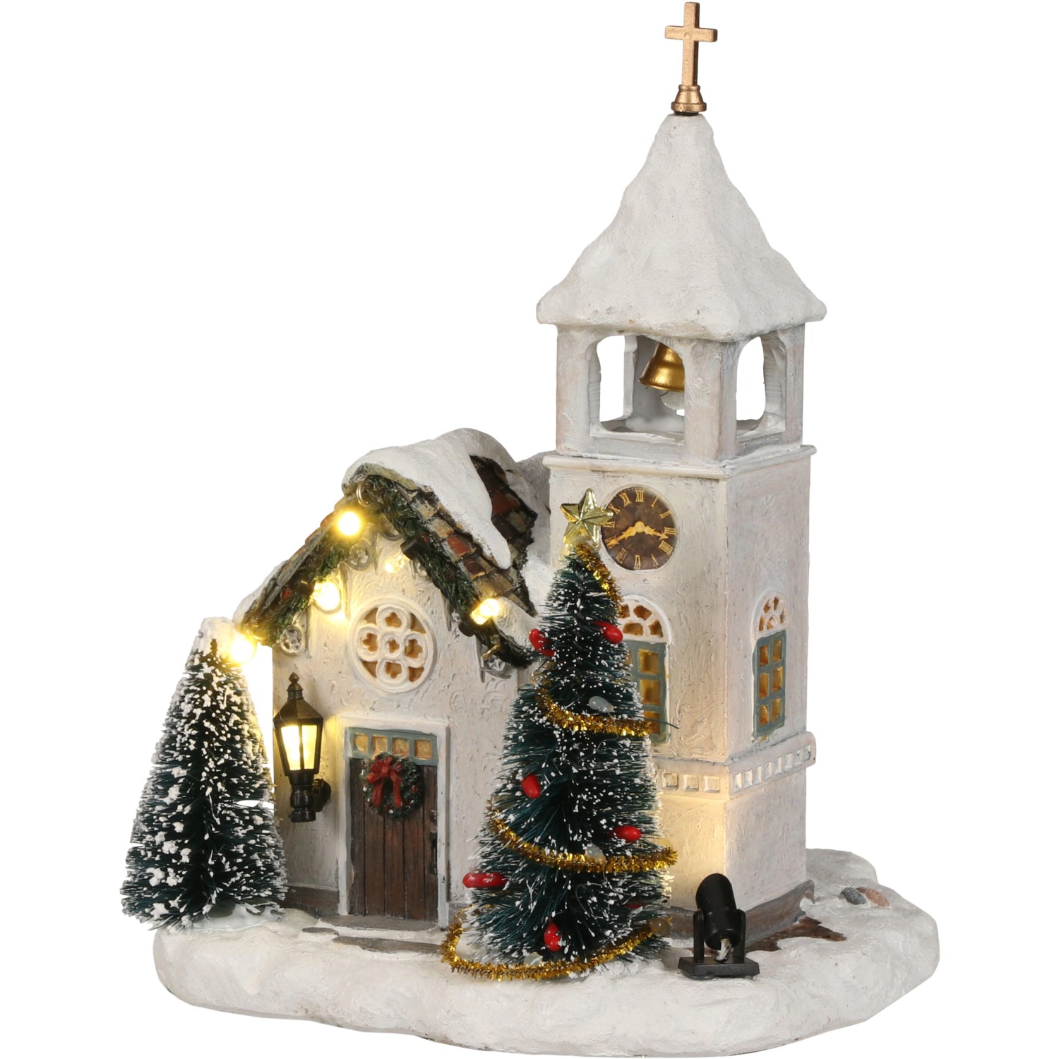 Kirche Batteriebetrieb L14 x B15 x H20 cm günstig online kaufen