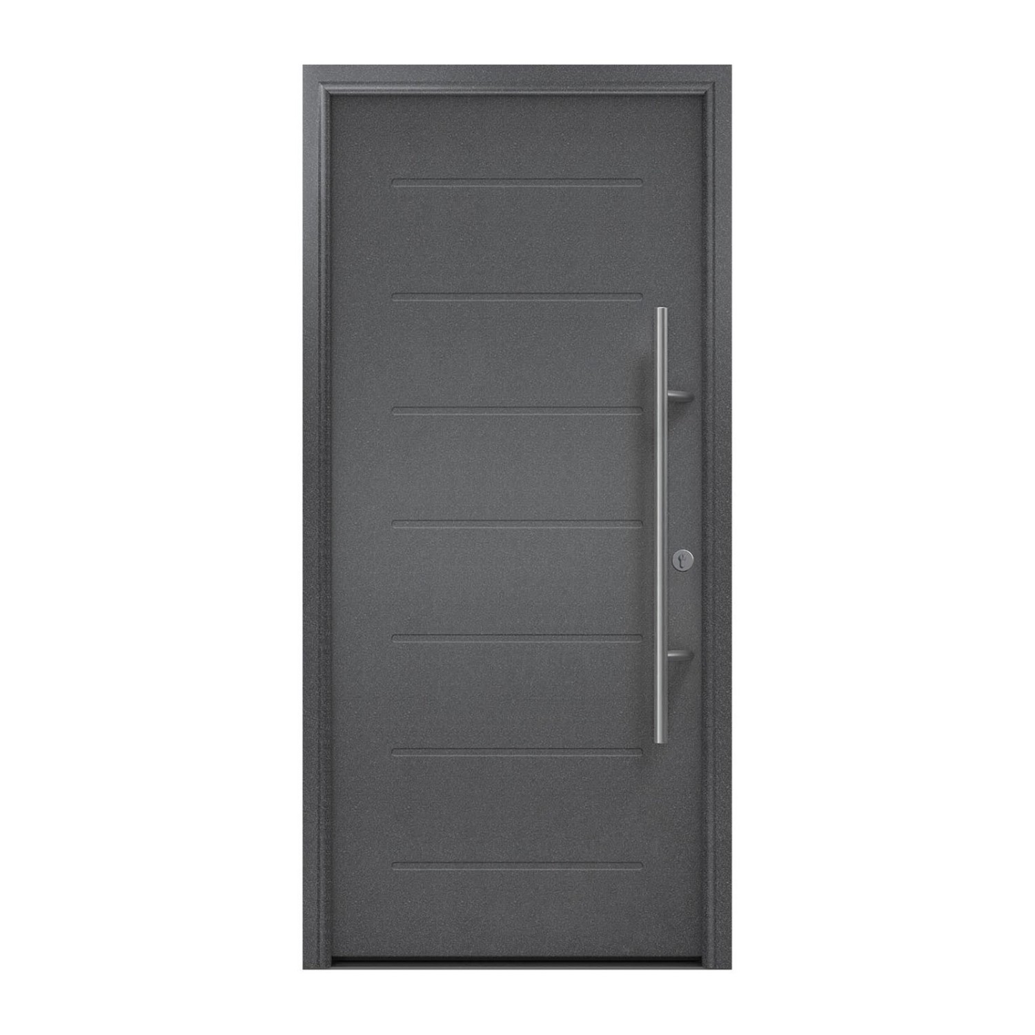 EcoStar Haustür Isopro Secur IPS 015 Anthrazitmetallic 110 cm x 210 cm DIN günstig online kaufen
