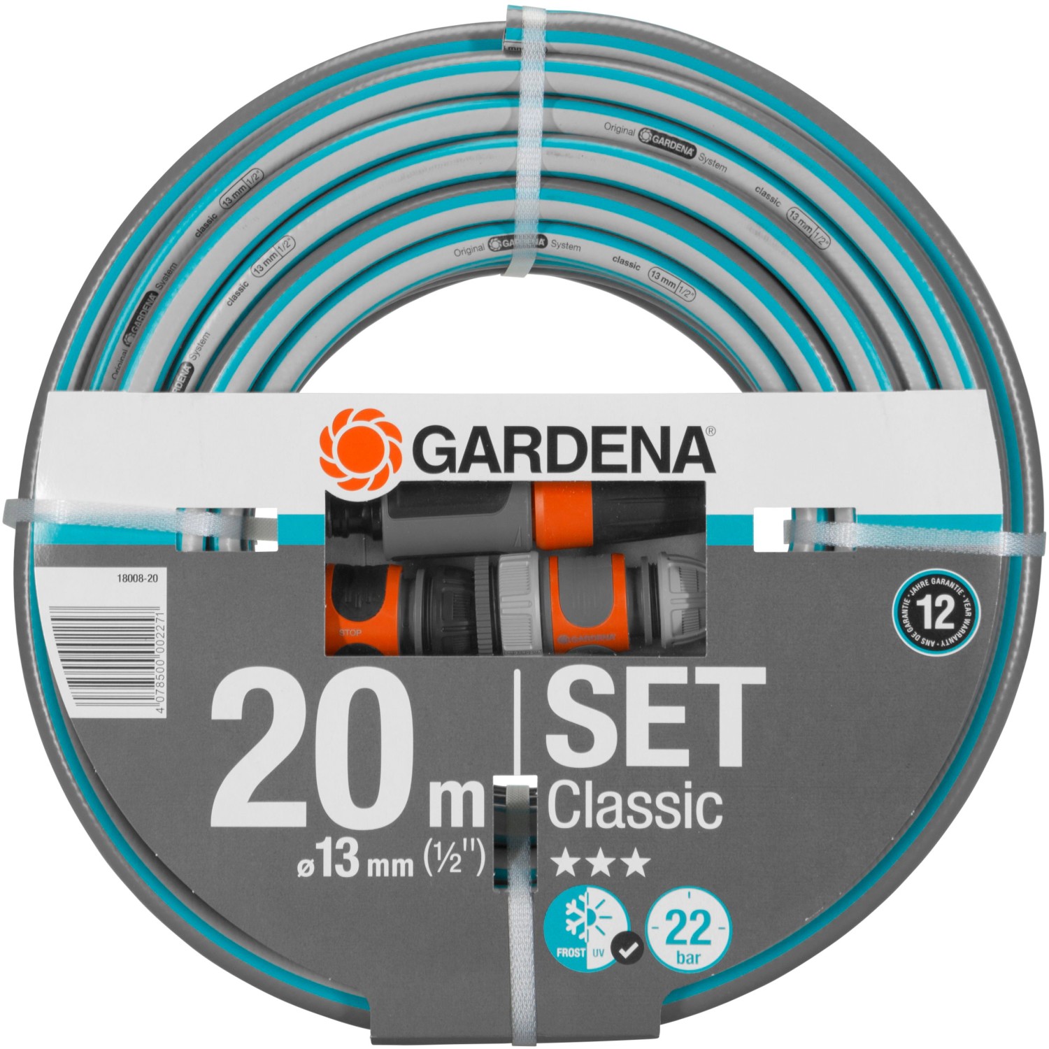 Gardena Classic-Schlauch 13 mm (1/2 Zoll) 20 m m.A.