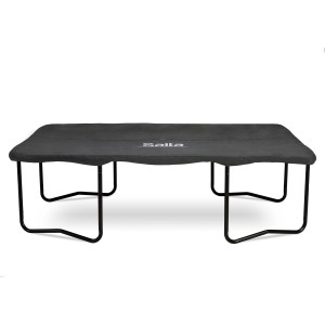Schwarze Salta Trampolin Abdeckplane (366x244 cm) zum Schutz vor Witterung und Schmutz.