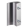 SOTECH Balkontürgriff SEJA II Edelstahloptik 85 x 40 x 20 mm BA 48 mm Aluminium Verdeckte Verschraubung_2