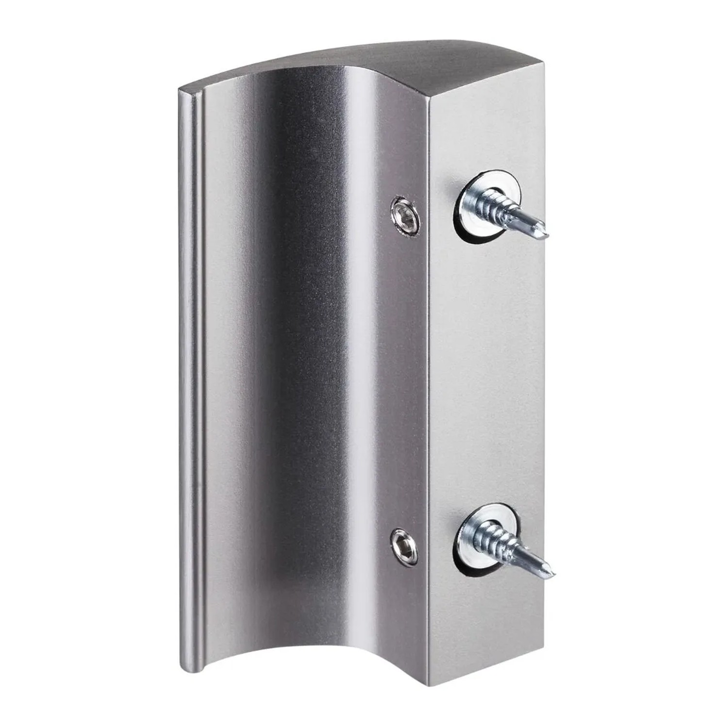 SOTECH Balkontürgriff SEJA II Edelstahloptik 85 x 40 x 20 mm BA 48 mm Aluminium Verdeckte Verschraubung_2