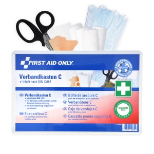 First Aid Only Verbandkasten C DIN 13157 für Betriebe und Baustellen.