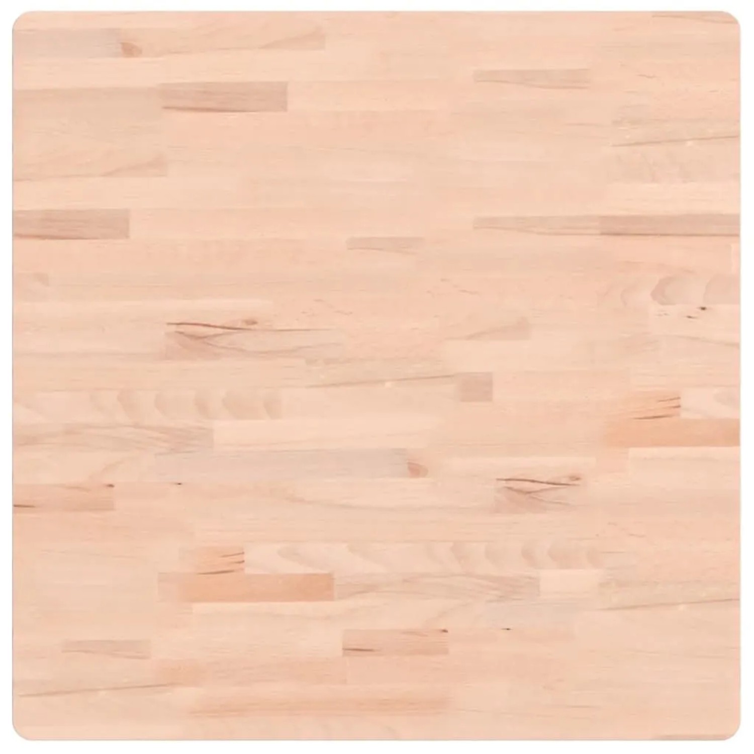 vidaXL Tischplatte 70x70x1,5 cm Quadratisch Massivholz Buche 355951