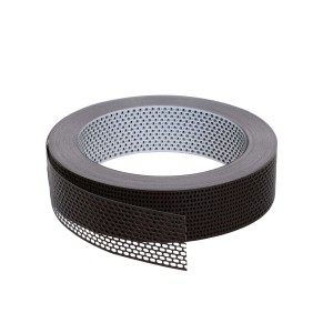 Daprona Vogelschutzgitter Lüftungsband 60m x 80mm Aluminium Braun