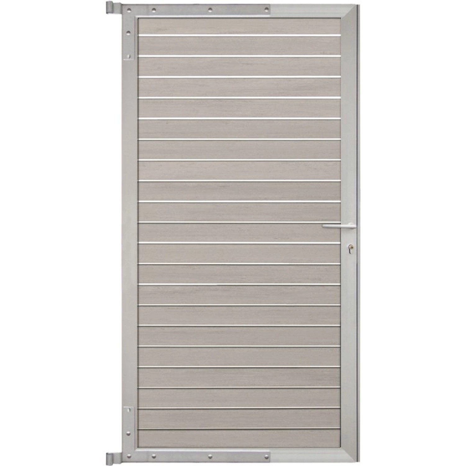 GartenLand Steckzauntor Rhombus Stockholm ca. 90 x 175 cm WPC Sand-Multicol günstig online kaufen