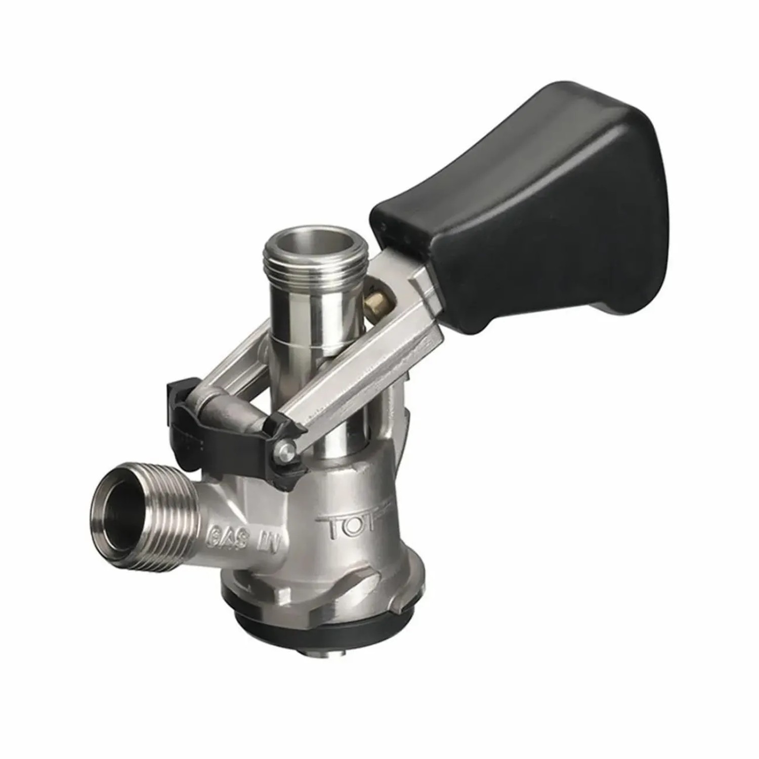 Ich-Zapfe Zapfkopf Keg Verschluss Korb Fitting mit Seitlichem Ausgang Thekenanstich