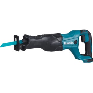 Makita Akku-Reciprosäge DJR186ZK in Schwarz/Türkis, Säbelsäge für Holz und Metall.