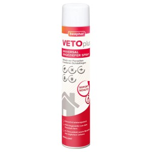 Beaphar Universal-Hundespray Vetoplus gegen Ungeziefer, 750ml.