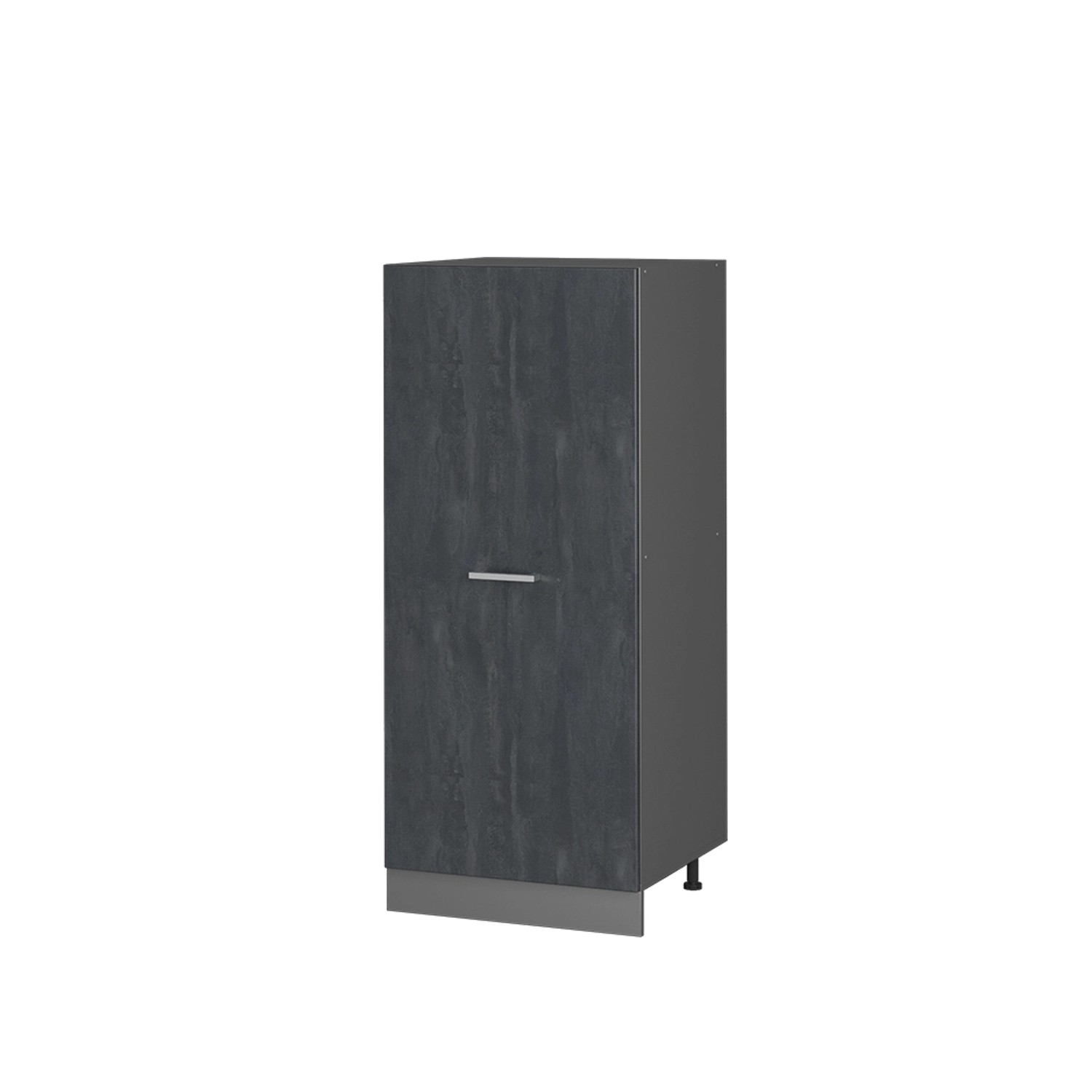 Vicco Hochschrank R-Line Küchenkommode Schwarz Beton/Anthrazit 60 cm günstig online kaufen