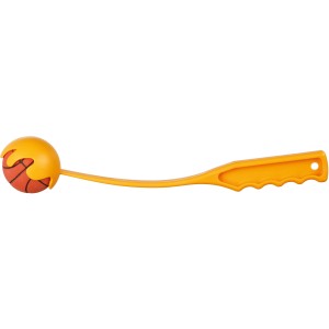 Jollypaw Ballschleuder mit Ball, orange, 30 cm, für Apportierspiele.