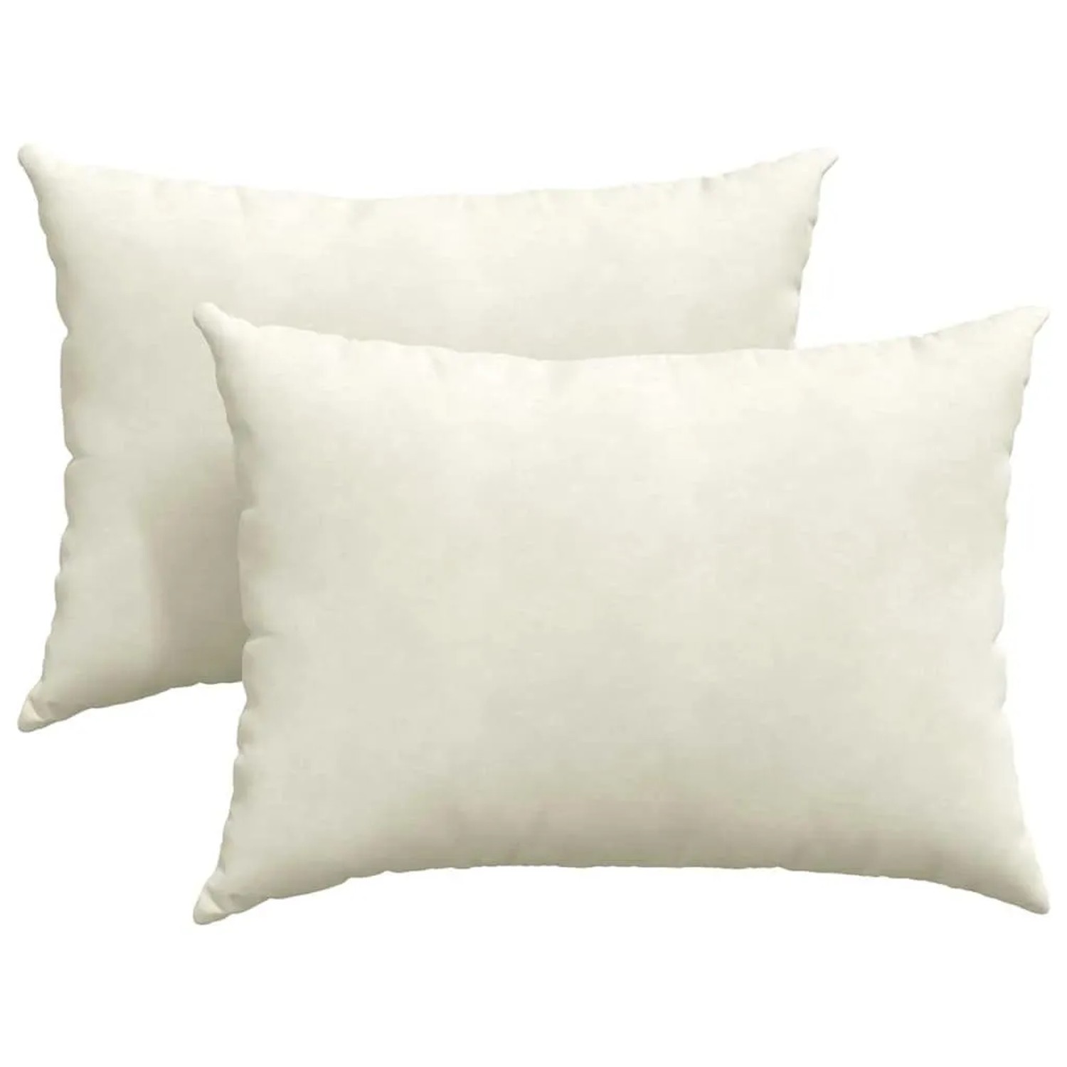 vidaXL Sofakissen 2 Stück Creme 70 x 50 cm Cordstoff 42013765