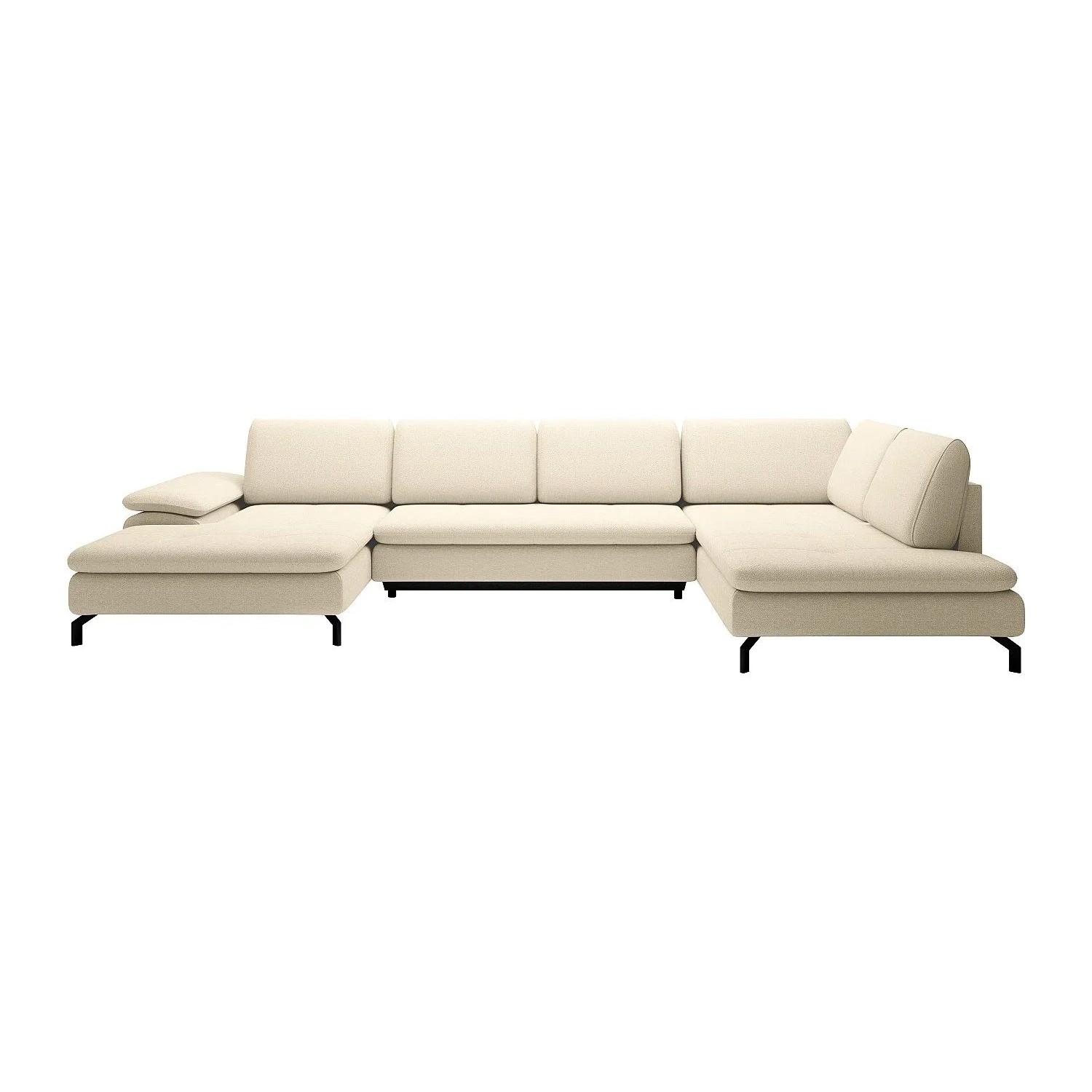 Vente-unique Schlafsofa Archibald Beige 347 cm