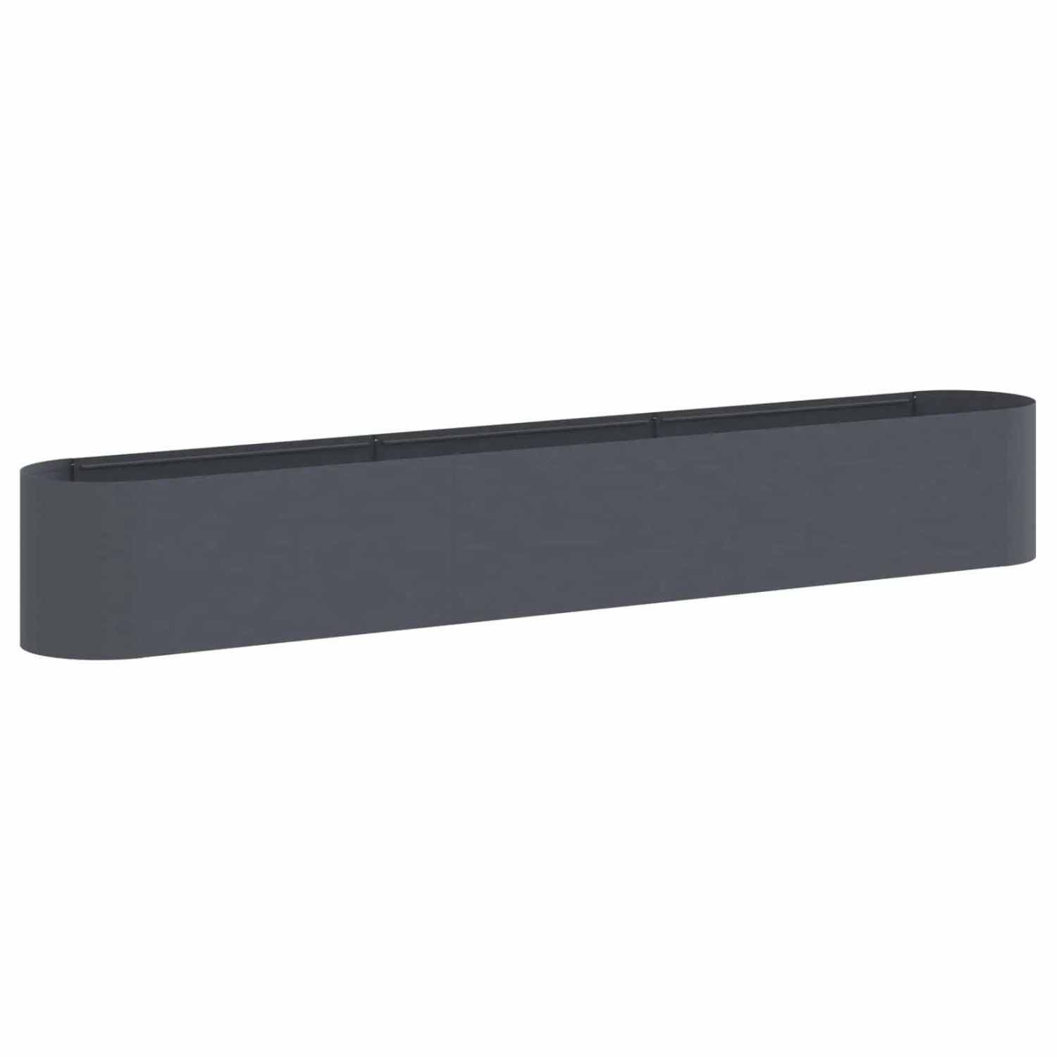 vidaXL Hochbeet im Garten Anthrazit 280 x 40 x 40 cm 8011700