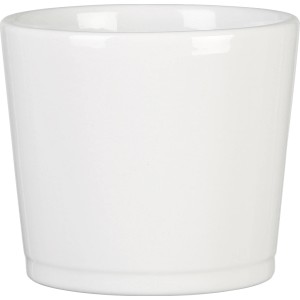 Weißer Scheurich Frühlingstopf 883 Alaska, Ø 11 cm, Keramik Übertopf für den Innenbereich.