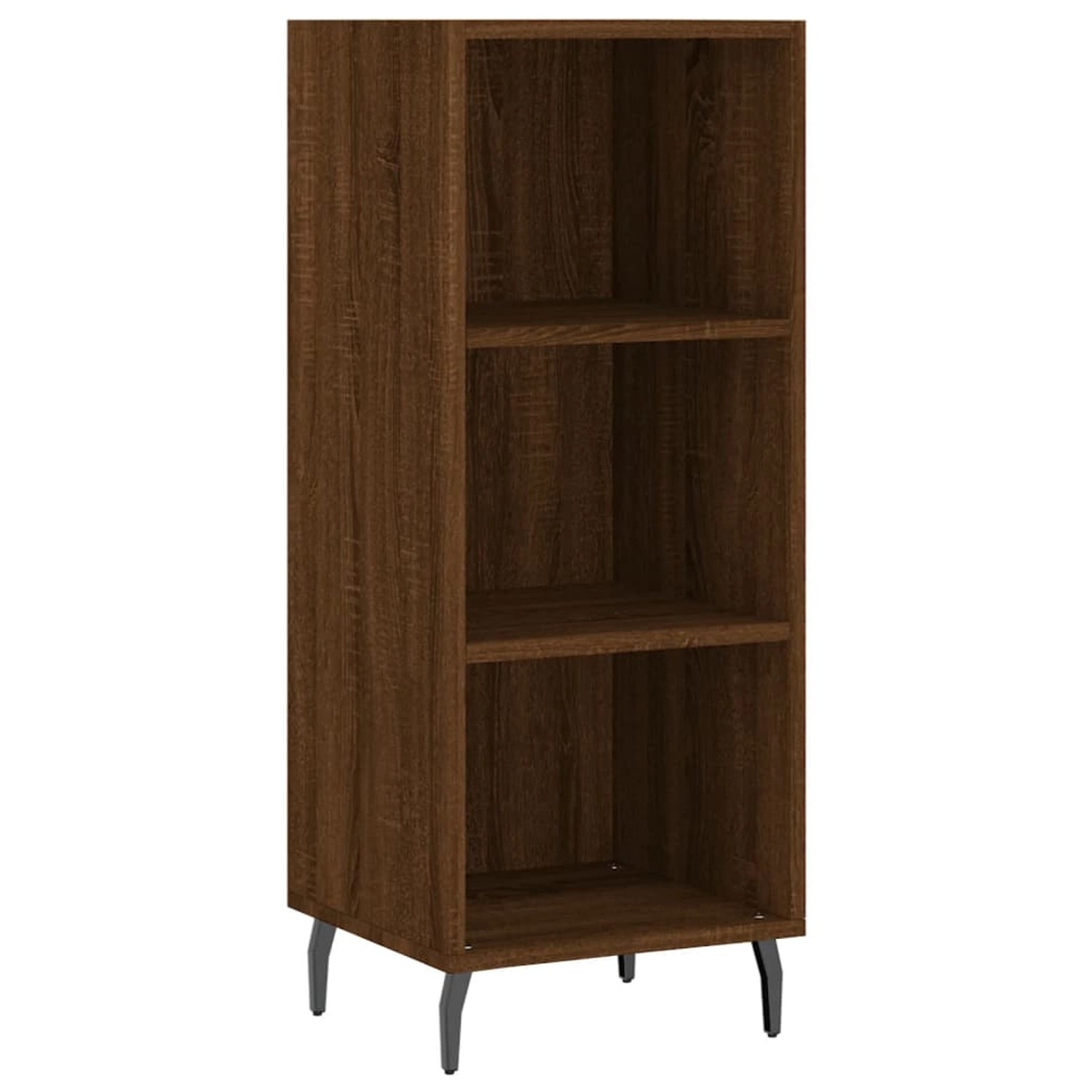 vidaXL Sideboard Braun Eichen-Optik 34,5x32,5x90 cm Holzwerkstoff 828755 günstig online kaufen