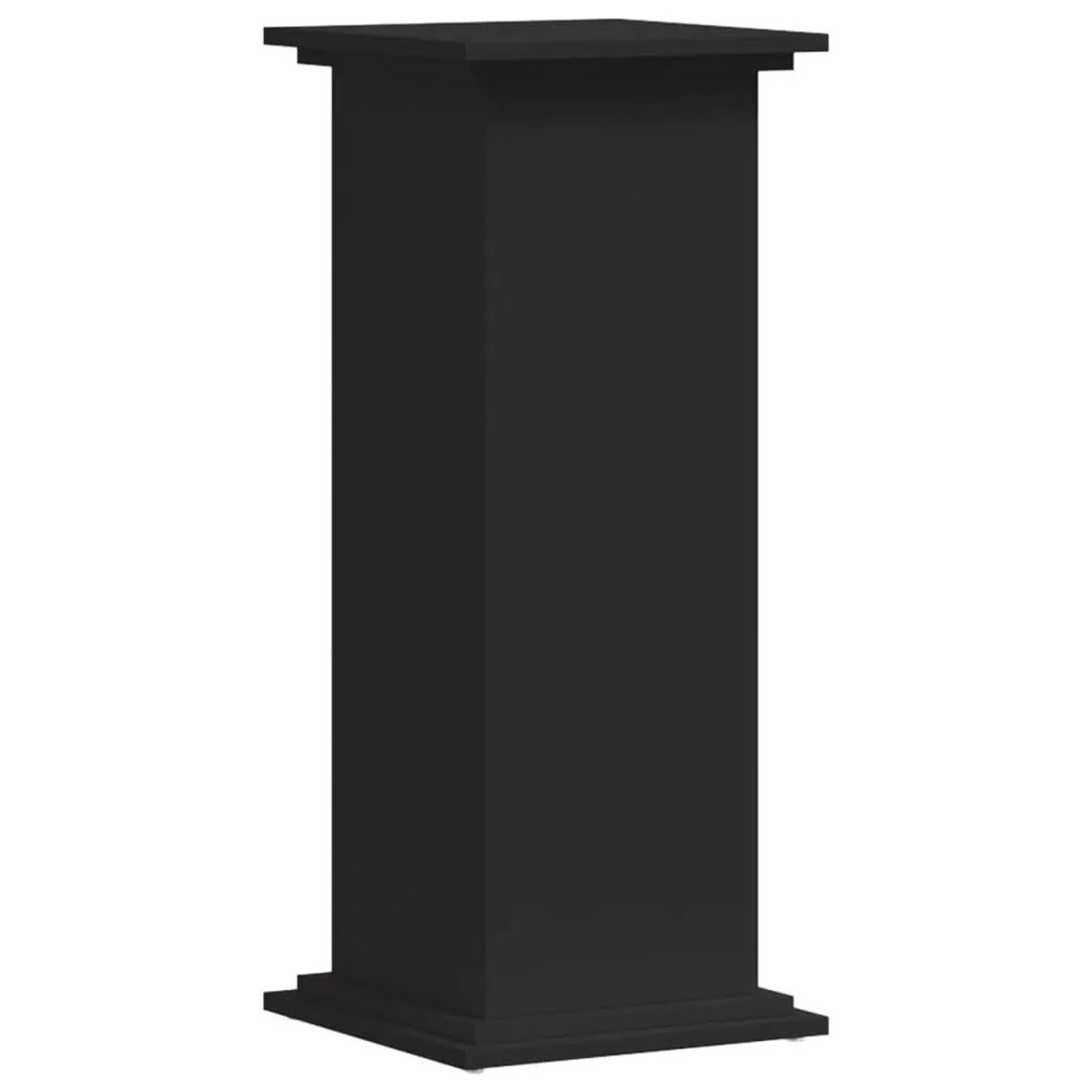 vidaXL Pflanzenständer Schwarz 33x33x80 cm Holzwerkstoff 852970