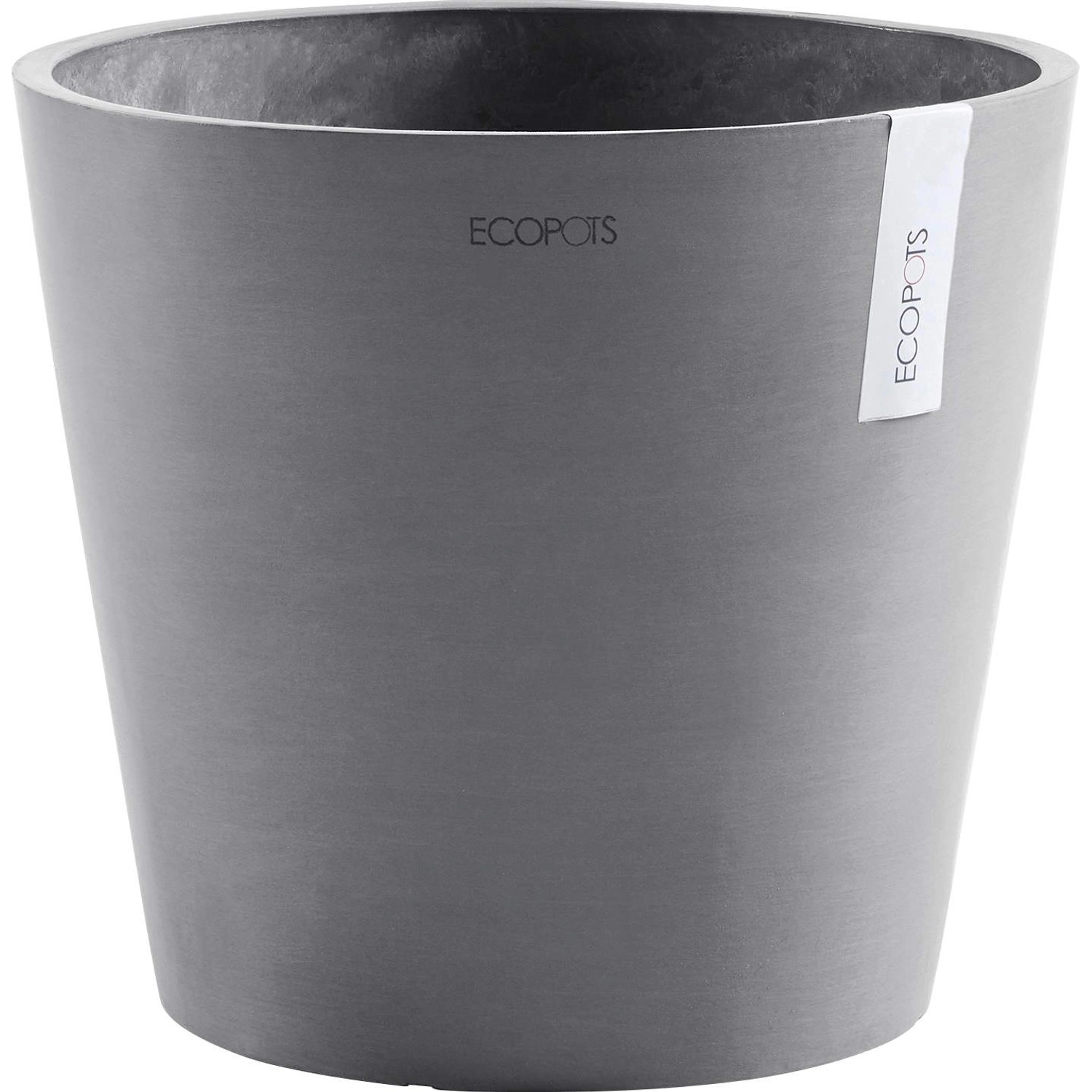 Ecopots Pflanztopf Amsterdam Ø 40 cm x 35 cm Grau günstig online kaufen