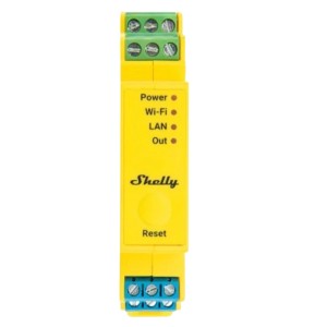 Shelly Lichtcontroller Pro RGBWW PM Hutschiene Gelb