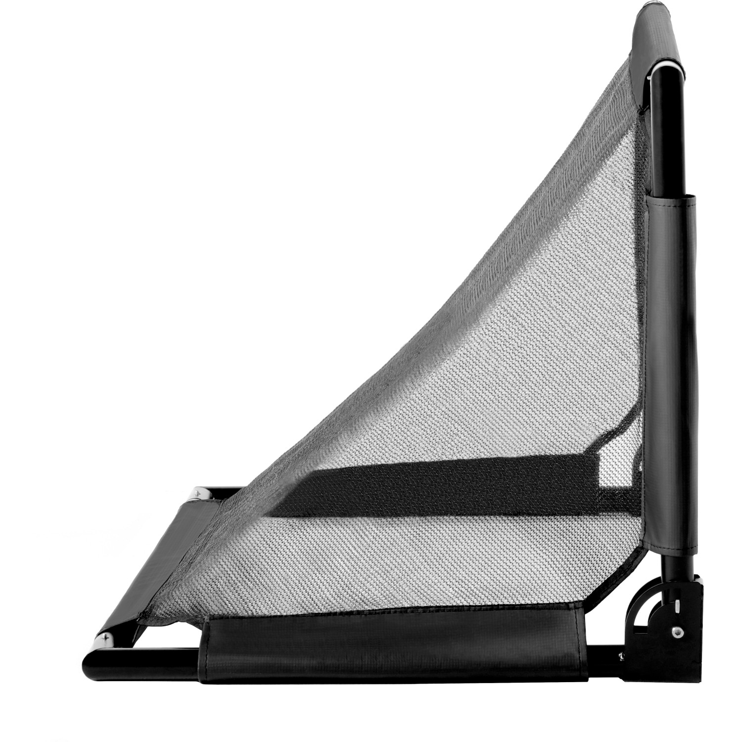 Detailaufnahme: Salta Fußballtor Set Challenge, 100x60x60 cm, schwarz, mit Netz.