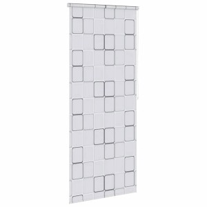 vidaXL Duschrollo 100x240 cm Quadratmuster 142848
