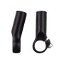 Force Fahrrad Lenkerhörner Tor 7cm aus Aluminium, schwarz.