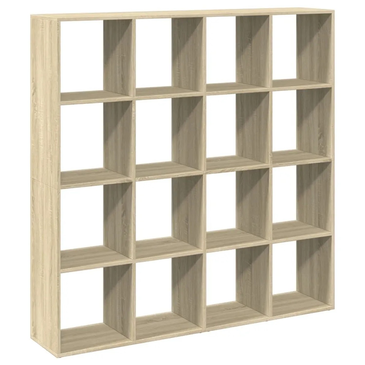 vidaXL Bücherregal Sonoma-Eiche 137,5x29x137,5 cm Holzwerkstoff 3310291 günstig online kaufen