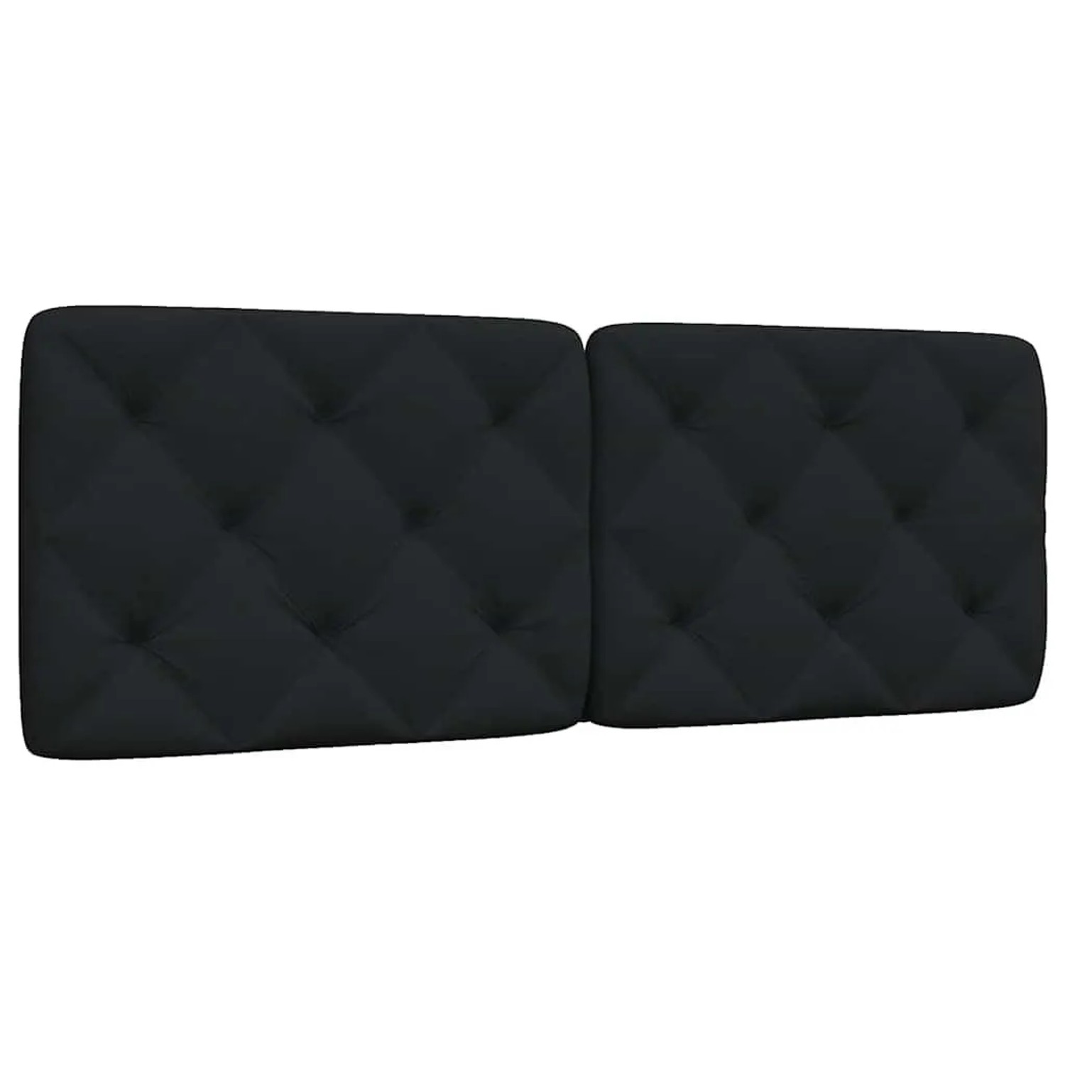 vidaXL Kopfteil-Kissen Schwarz 120 cm Stoff 4019214 günstig online kaufen