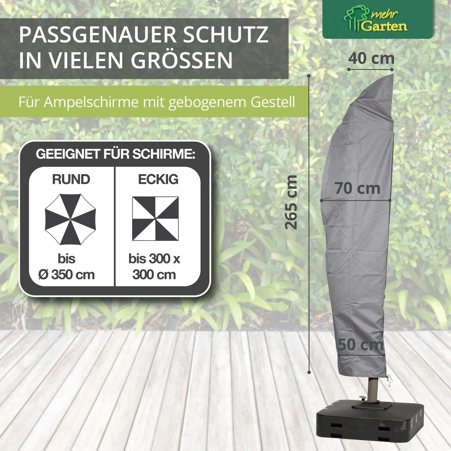 Schutzhulle Ampelschirm Aldi