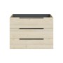 Pelipal Waschbeckenunterschrank Quantum 07, Polar Pinie quer, 100 cm mit 3 Auszügen.