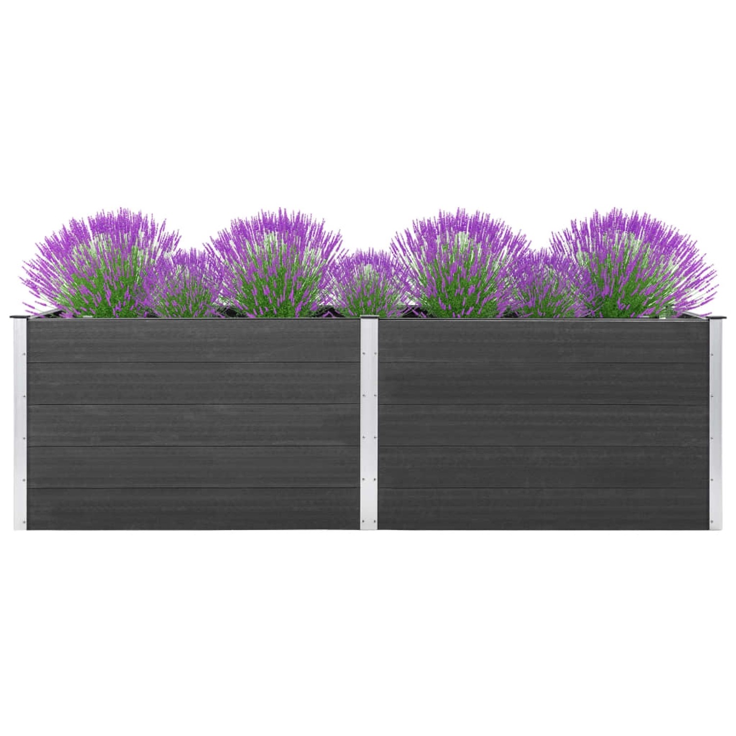 Thumbnail - furnicato Garten-Hochbeet 200x50x91 cm WPC Grau