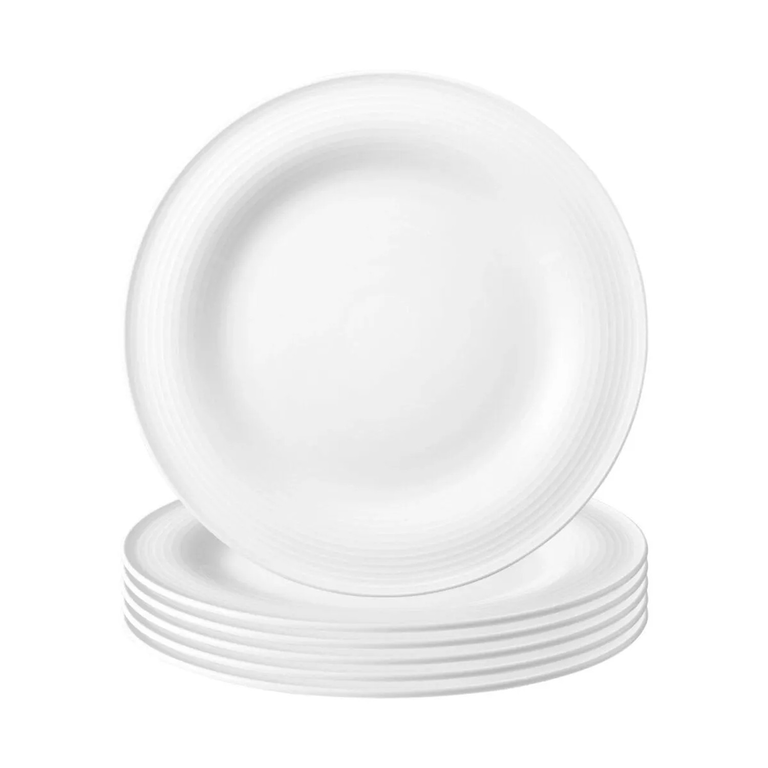 Seltmann Weiden Beat Color Glaze Frühstücksteller 23,3 cm 6er Set Weiß