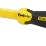 Stanley FatMax Flachmeißel 25mm mit Handschutz, schwarz-gelb. Werkzeug für präzises Arbeiten.
