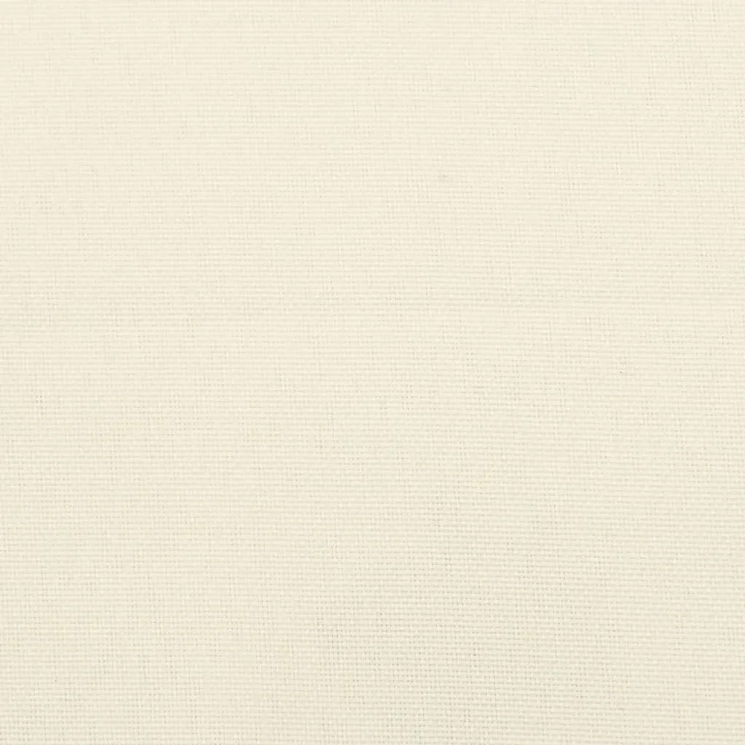 Nahaufnahme von cremefarbenem Oxford-Gewebe für Hochlehner-Auflagen. Strukturierter Polyesterstoff für Sitzkissen.