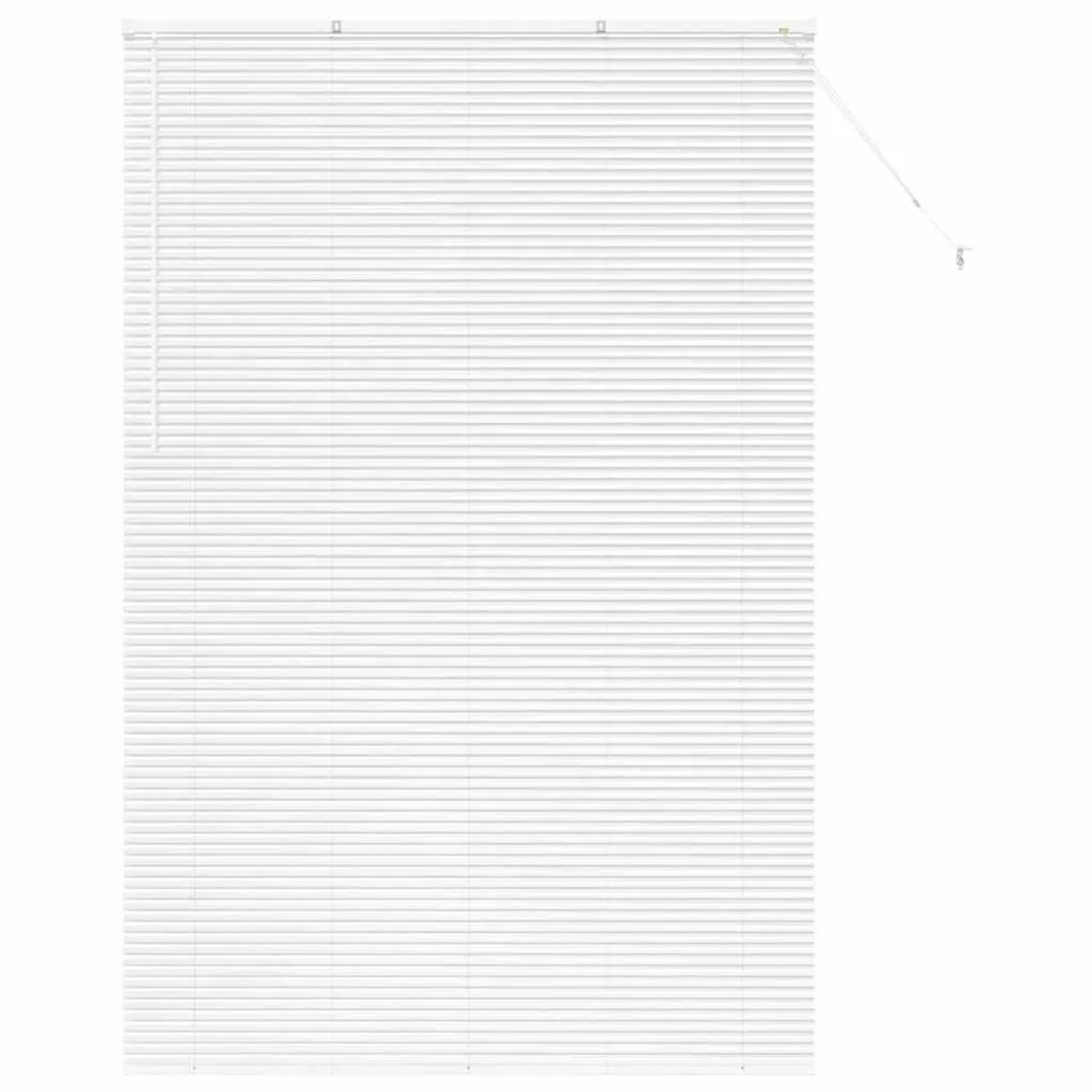 vidaXL Balkenjalousien mit Vorhängen Weiß 220 x 145 cm Aluminium 42006031 günstig online kaufen